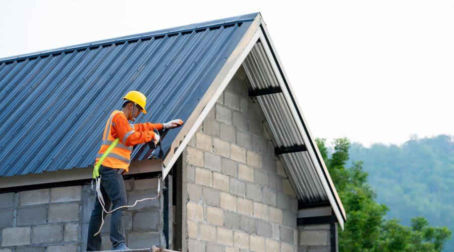 Professional metal roof installation in McCarley, MS